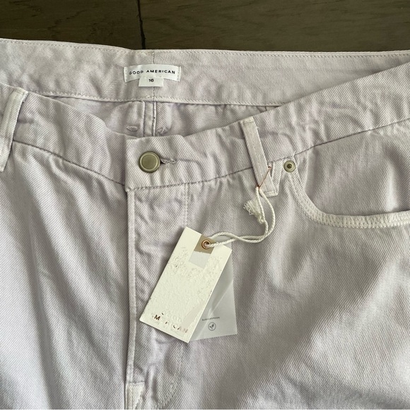 - Good American lavender straight leg jeans - Picture 4 of 5